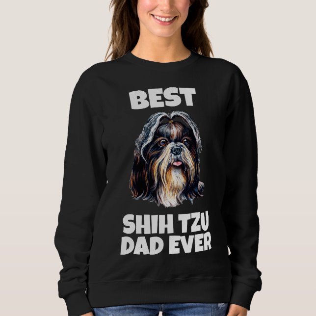 Camiseta Melhor Pai Shih Tzu Nunca (Frente)