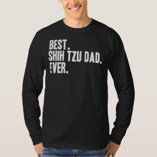 Camiseta Melhor Pai Shih Tzu Nunca Cão De Pet