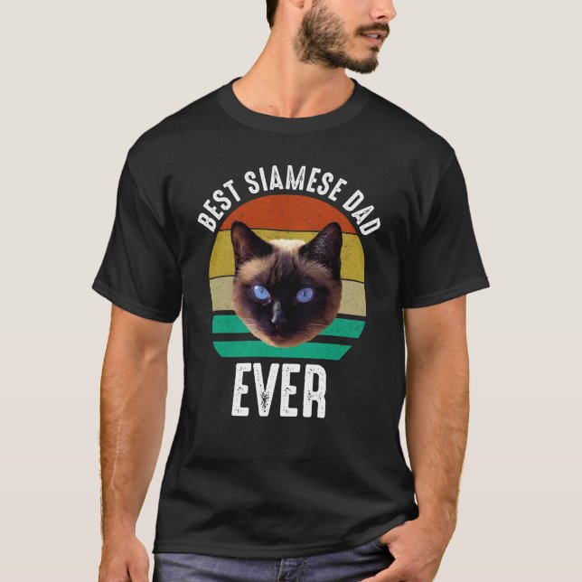 Camiseta Melhor Pai Siamês Nunca (Frente)