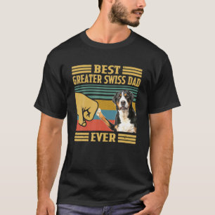 Camiseta Melhor Pai Suíço De Cachorro Nunca Pais D