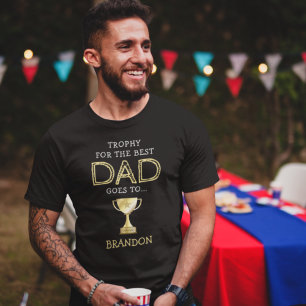 Camiseta Melhor Pai Troféu