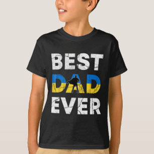 Camiseta Melhor Pai Ucraniano de Todos os Tempos Ucrânia Pa