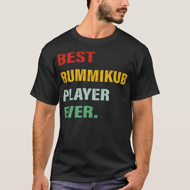 Camiseta Melhor Palyer Rummikub Nunca (Frente)