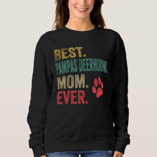 Camiseta Melhor Pampas Deerhound Mamãe Vintage Cão-Mãe