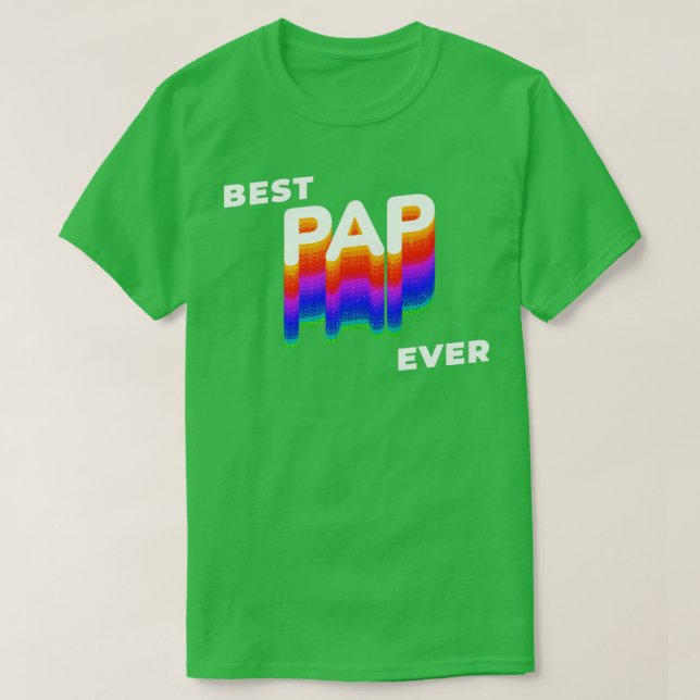 Camiseta Melhor Pap do dia do Avô (Frente do Design)
