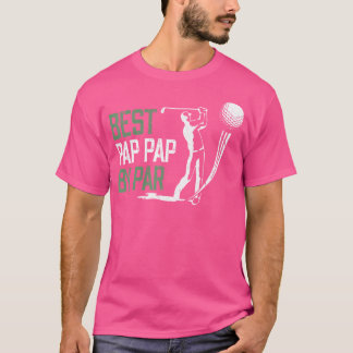Camiseta Melhor Pap Pap de Golfe Presentes do Dia dos Pais 