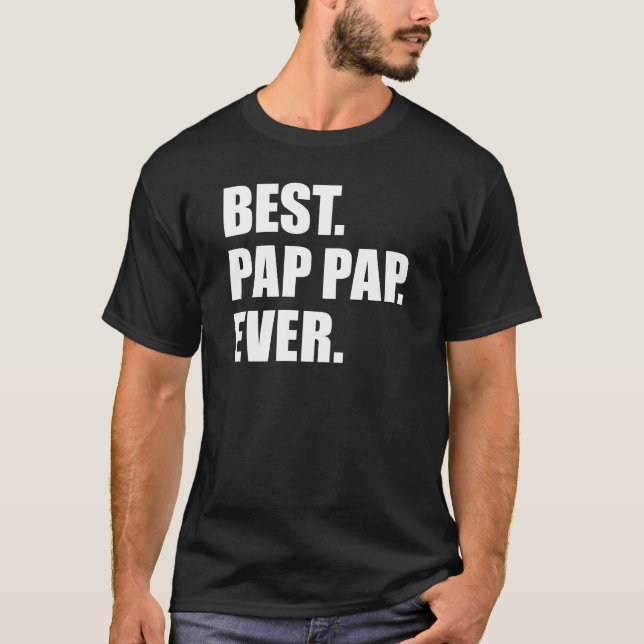 Camiseta Melhor Pap Pap de Todos (Frente)