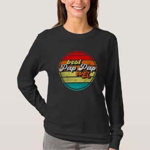 Camiseta Melhor Pap Pap de Todos Dia dos Pais Avô Vintage R