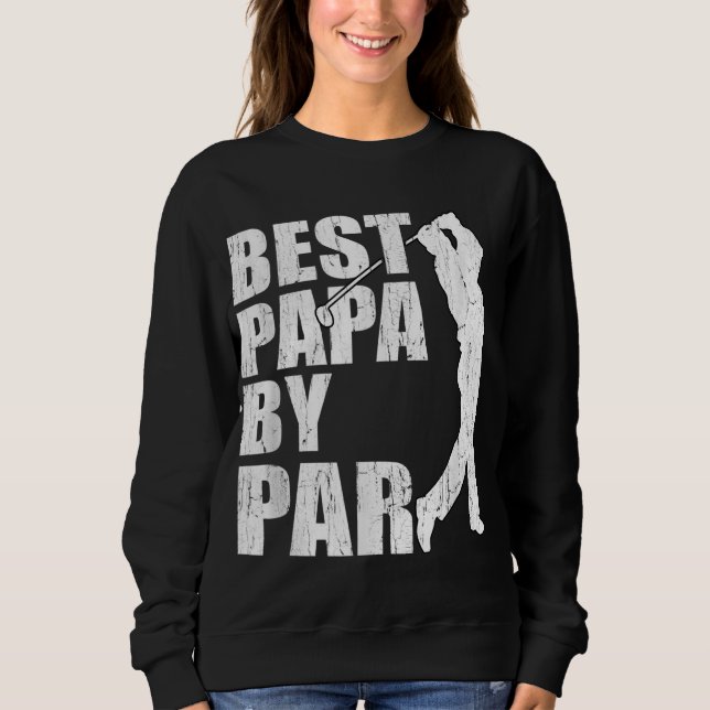 Camiseta Melhor Papá De Par Funny Golf Dia de os pais Avô G (Frente)