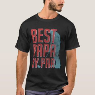 Camiseta Melhor Papá de Par Golf Pai Golfista
