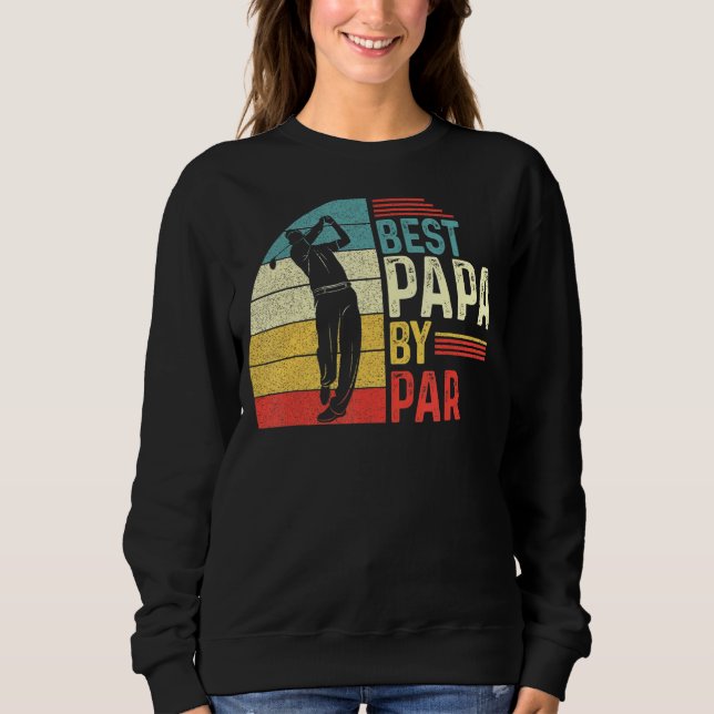 Camiseta Melhor Papá De Par Pai No Dia Do Pai Golfe (Frente)