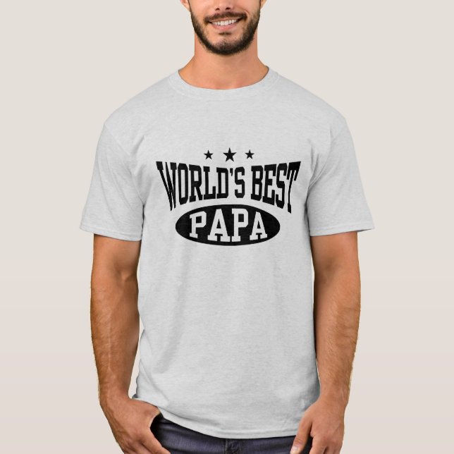 Camiseta Melhor Papa do Mundo (Frente)