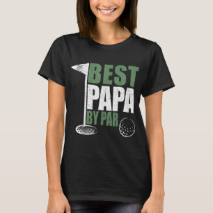 Camiseta Melhor Papá Engraçado Por Par Dia de os pais Golf 