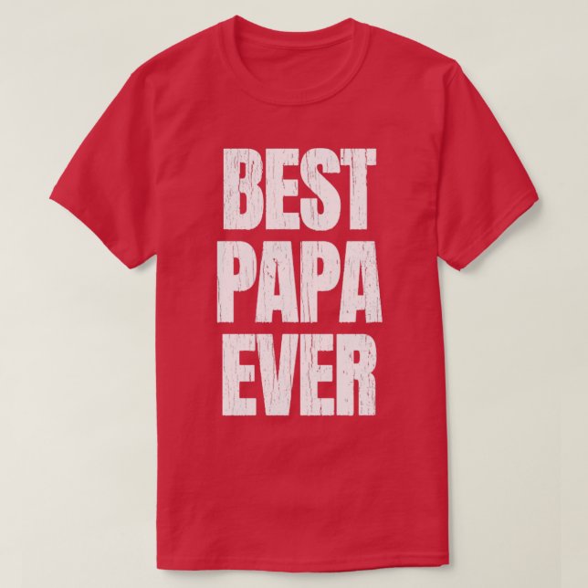 Camiseta Melhor Papa Ever2 (Frente do Design)