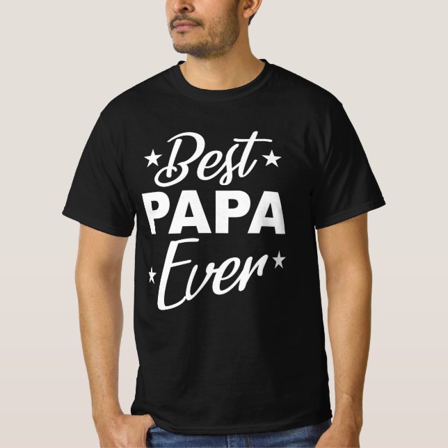 Camiseta Melhor Papa Nunca (Frente)