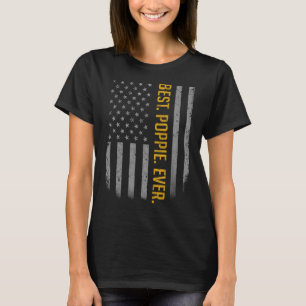 Camiseta Melhor Papa Pavilhão Americano Para Pai