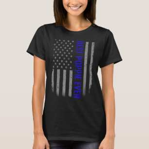 Camiseta Melhor Papa Pavilhão Americano Para Pai