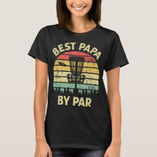 Camiseta Melhor Papá Por Disco Par Golfe Jogador De Gordura