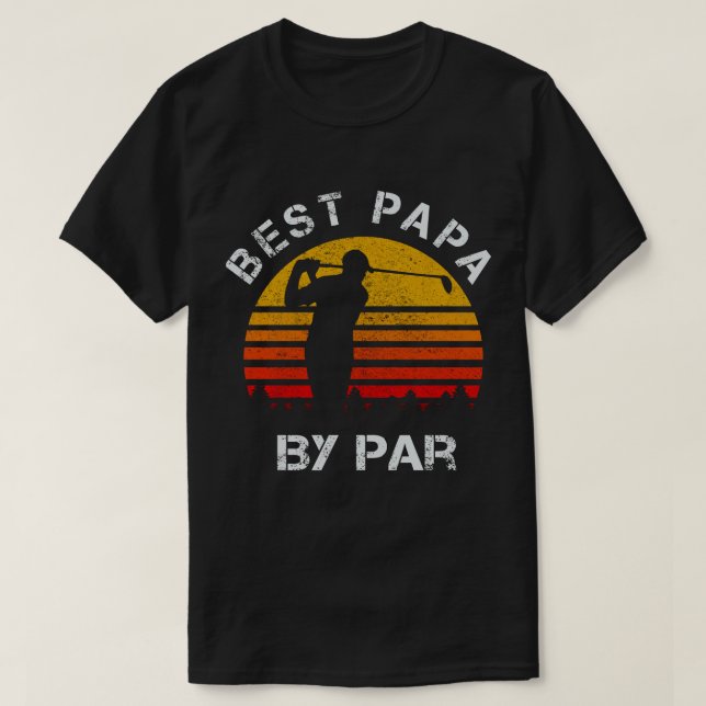 Camiseta Melhor Papa por Golfe (Frente do Design)