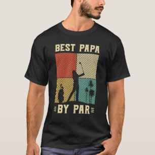 Camiseta Melhor Papa por Homens de Longa Distância Golfe Re