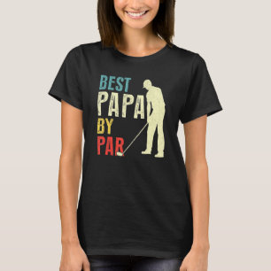 Camiseta Melhor Papa por Pai de Dia de os pais de Golfe