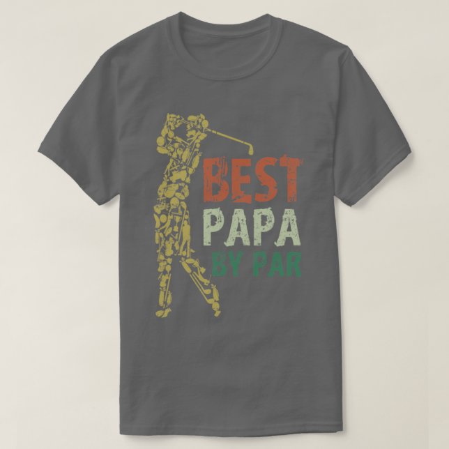 Camiseta Melhor Papa Por Par Golf (Frente do Design)