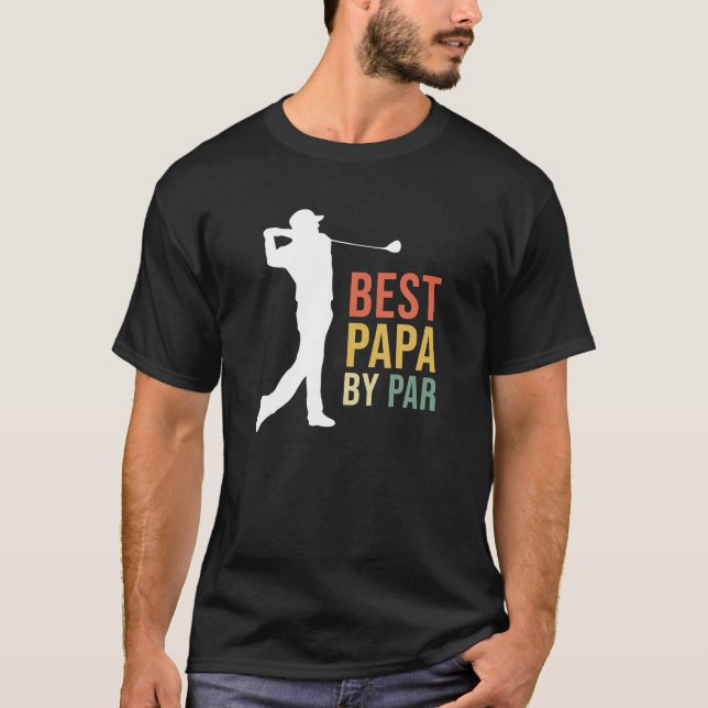 Camiseta Melhor Papa Por Par Golf Lover Dia Do Pai (Frente)