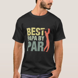 Camiseta Melhor Papa Por Par Golf Padre No Dia