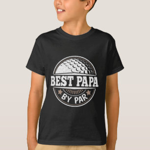 Camiseta Melhor Papa por Par Vintage Jogador de Golfe Pai G