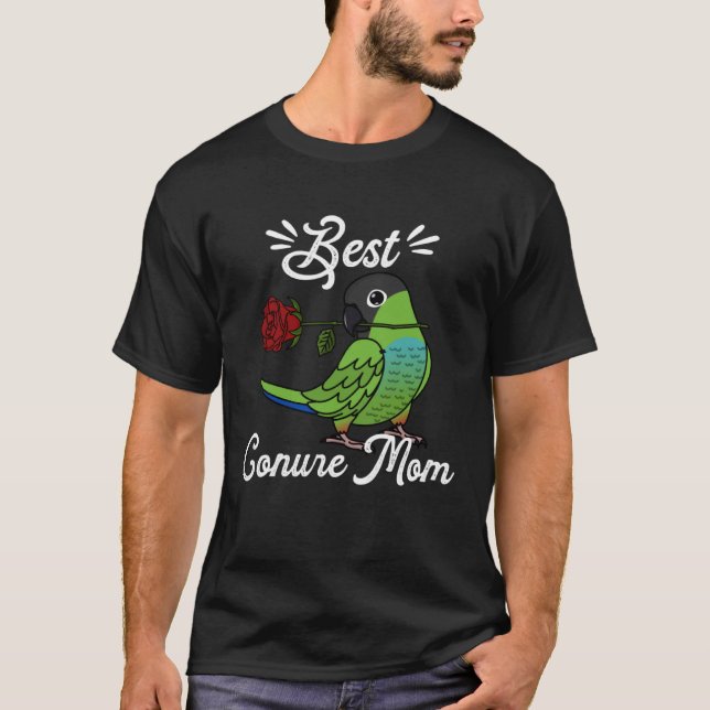 Camiseta Melhor Papagaio Mãe Eu Não Conure (Frente)