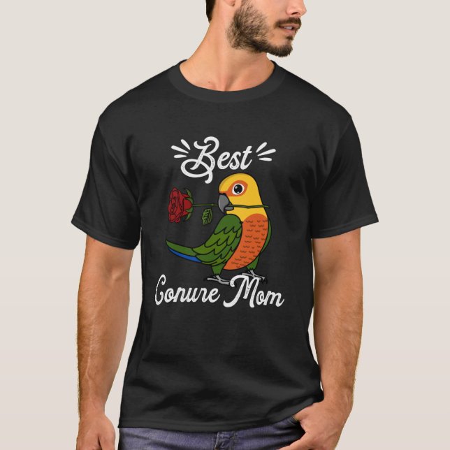 Camiseta Melhor Papagaio Mãe I Jenday Conure (Frente)
