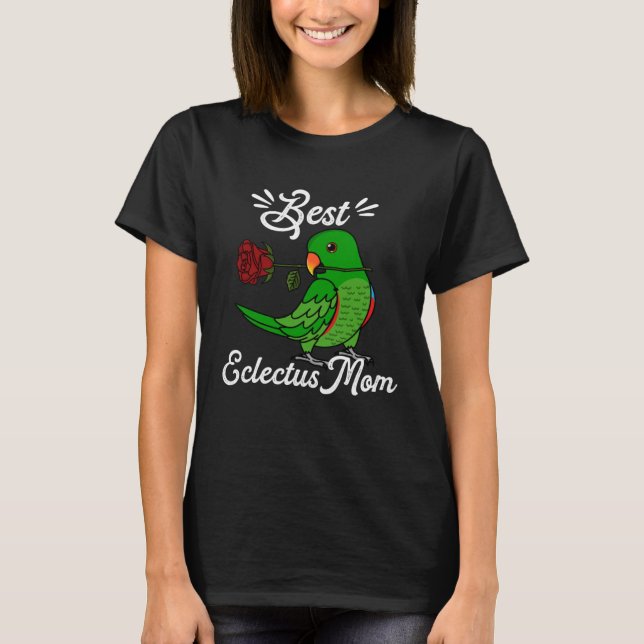 Camiseta Melhor Papagaio Mãe I Mache Eclectus (Frente)