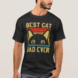 Camiseta Melhor Papai de Gato Antigo de Todos os Tempos  Di