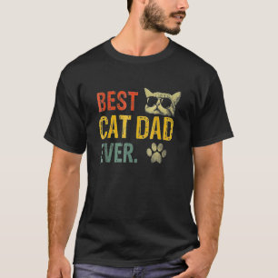 Camiseta Melhor Papai de Gato Antigo de Todos os Tempos Pap