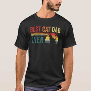 Camiseta Melhor Papai de Gato de Todos os Tempos Papai Dadd