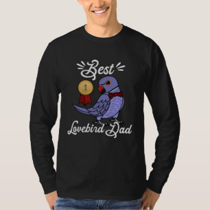 Camiseta Melhor Papai de Papagaio I Violet Indian Ringneck