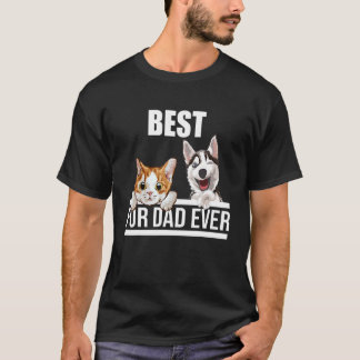 Camiseta Melhor Papai de Pelúcia de Todos  Animal de Estima