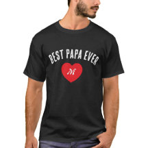 Melhor papai de todos inicial monograma personaliz