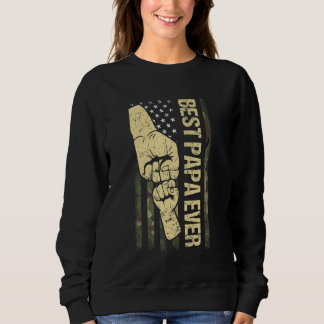 Camiseta Melhor Papai de Todos os Tempos Camuflagem Militar