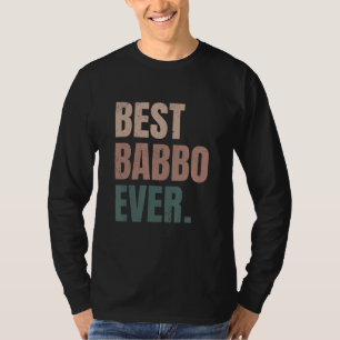 Camiseta Melhor Papai do Mundo divertido Papai italiano Itá