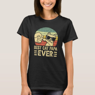 Camiseta Melhor Papai Gato de Todos os Tempos Bump Fit Dia