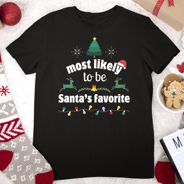 Camiseta Melhor Papai noel Favorito Engraçado Natal (Criador carregado)