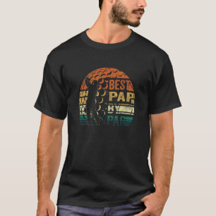 Camiseta Melhor PAPEL De Par Retro Dia de os pais Golf
