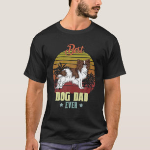 Camiseta Melhor Papillon Pai de Todos os Tempos Papai Amant