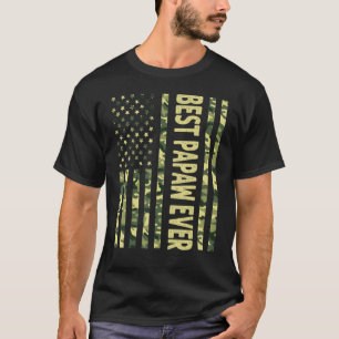 Camiseta Melhor Papo dos EUA Bandeira Americana Avô do Pai