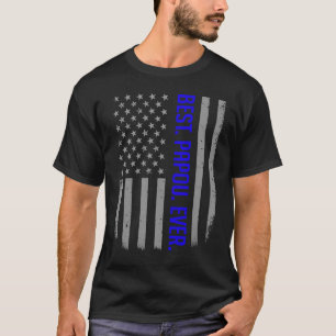 Camiseta Melhor Papou Alguma Vez Bandeira Americana para a