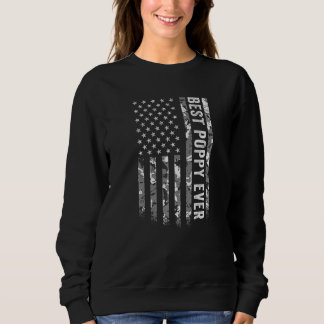 Camiseta Melhor Papoula de Sempre Bandeira Americana Camo V