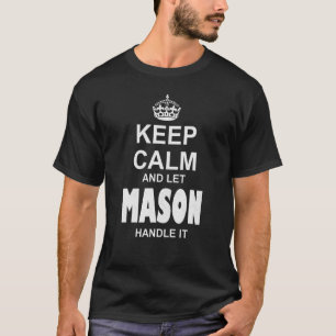 Camiseta Melhor Para Mason Mason Nomeado