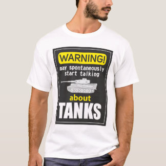 Camiseta Melhor para um ventilador de tanque Advertência po