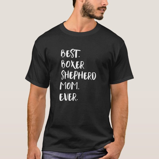 Camiseta Melhor Pastora Boxer Mãe De Sempre (Frente)